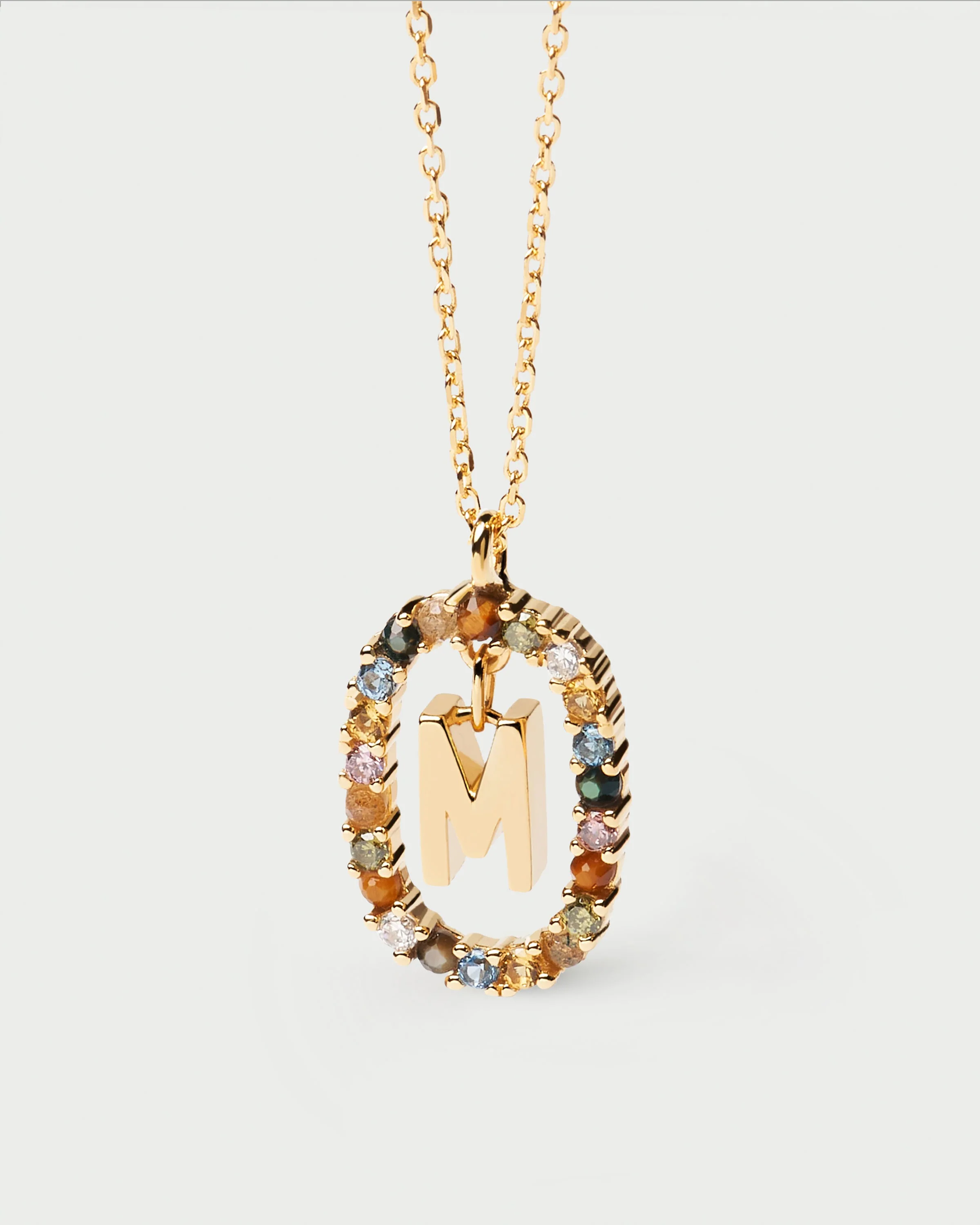 Letter M Necklace