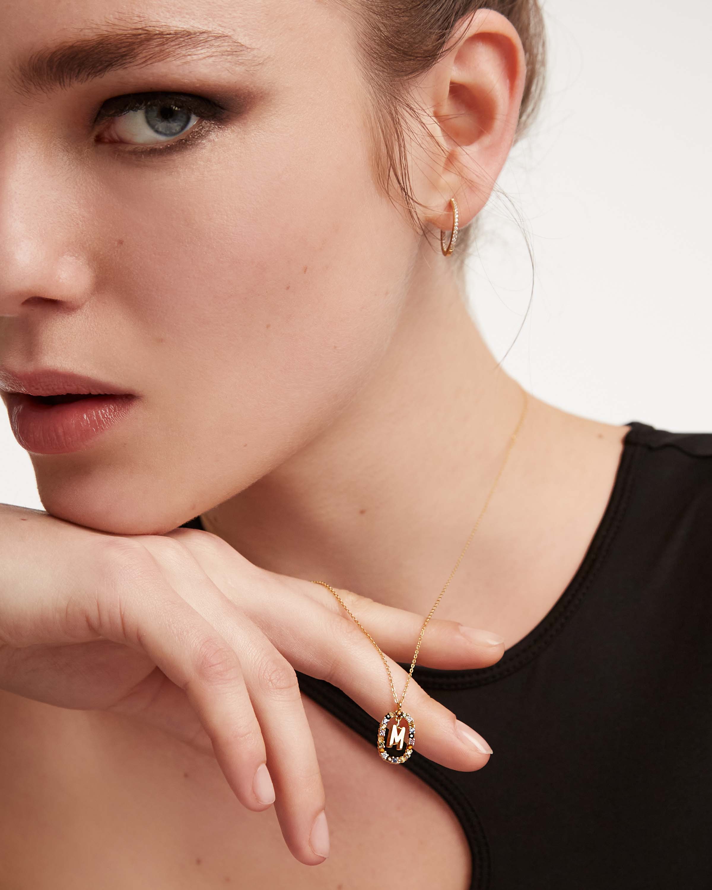 Letter M Necklace