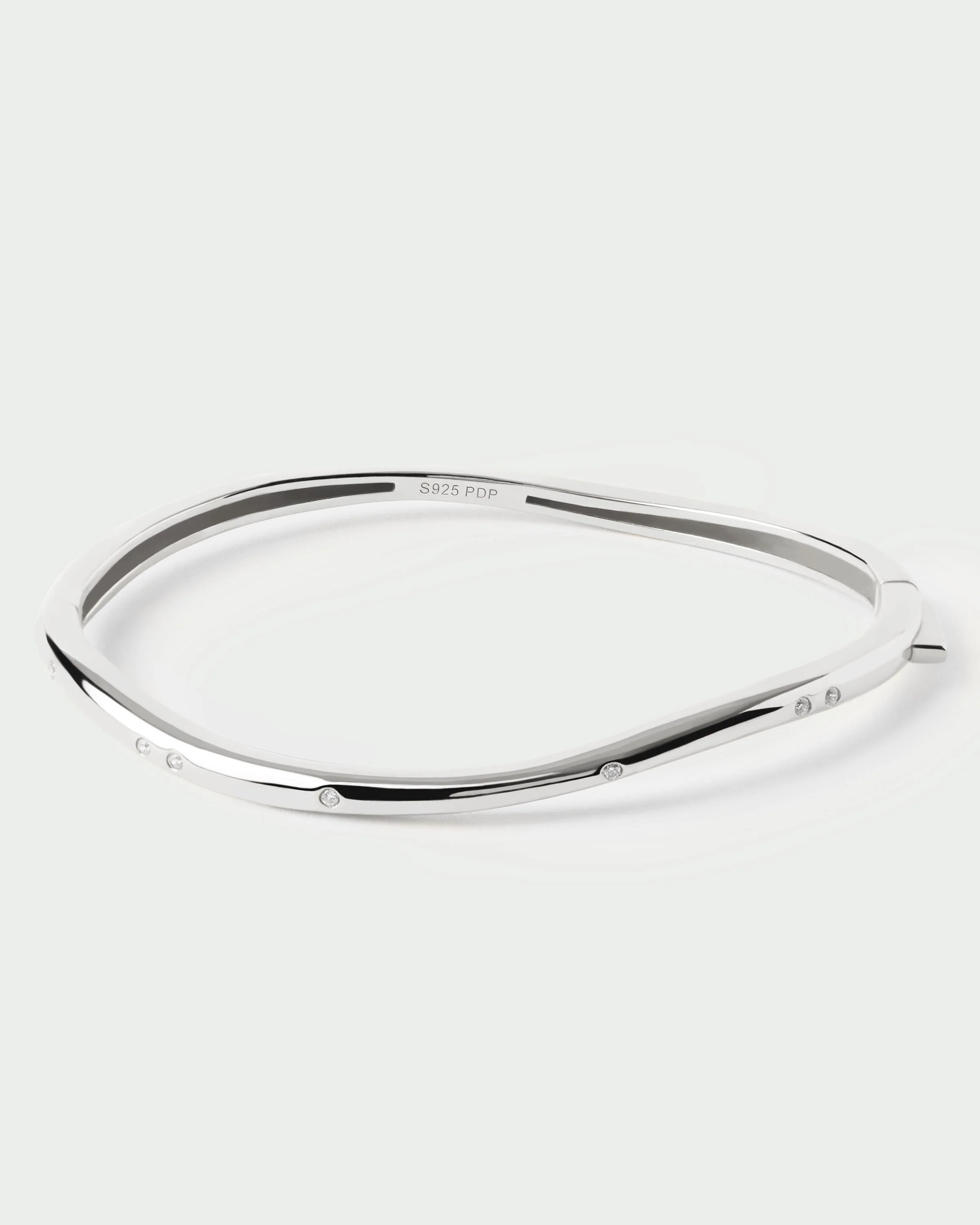 Air silver bangle