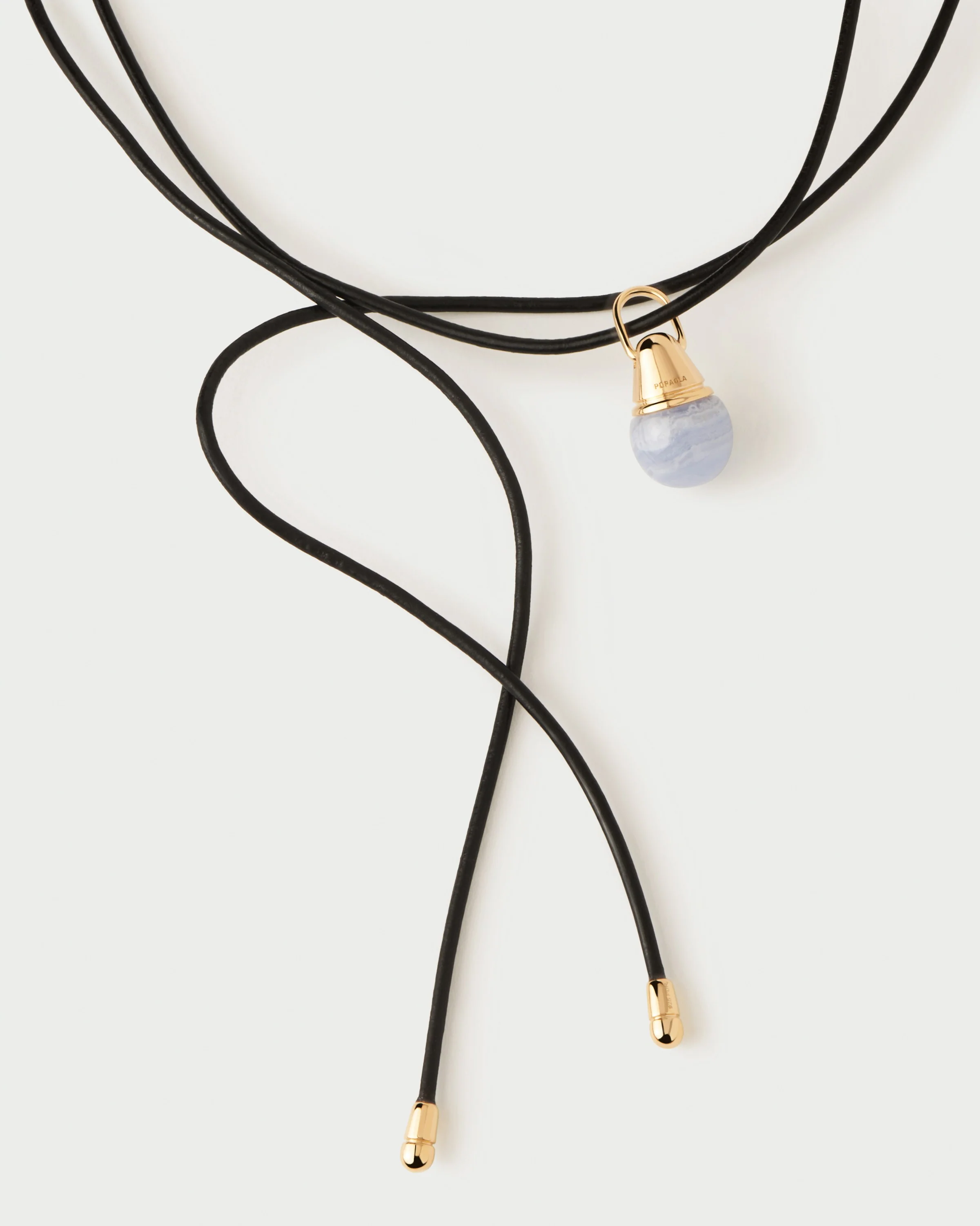 Dana leather bow necklace 3 Dana leather bow necklace