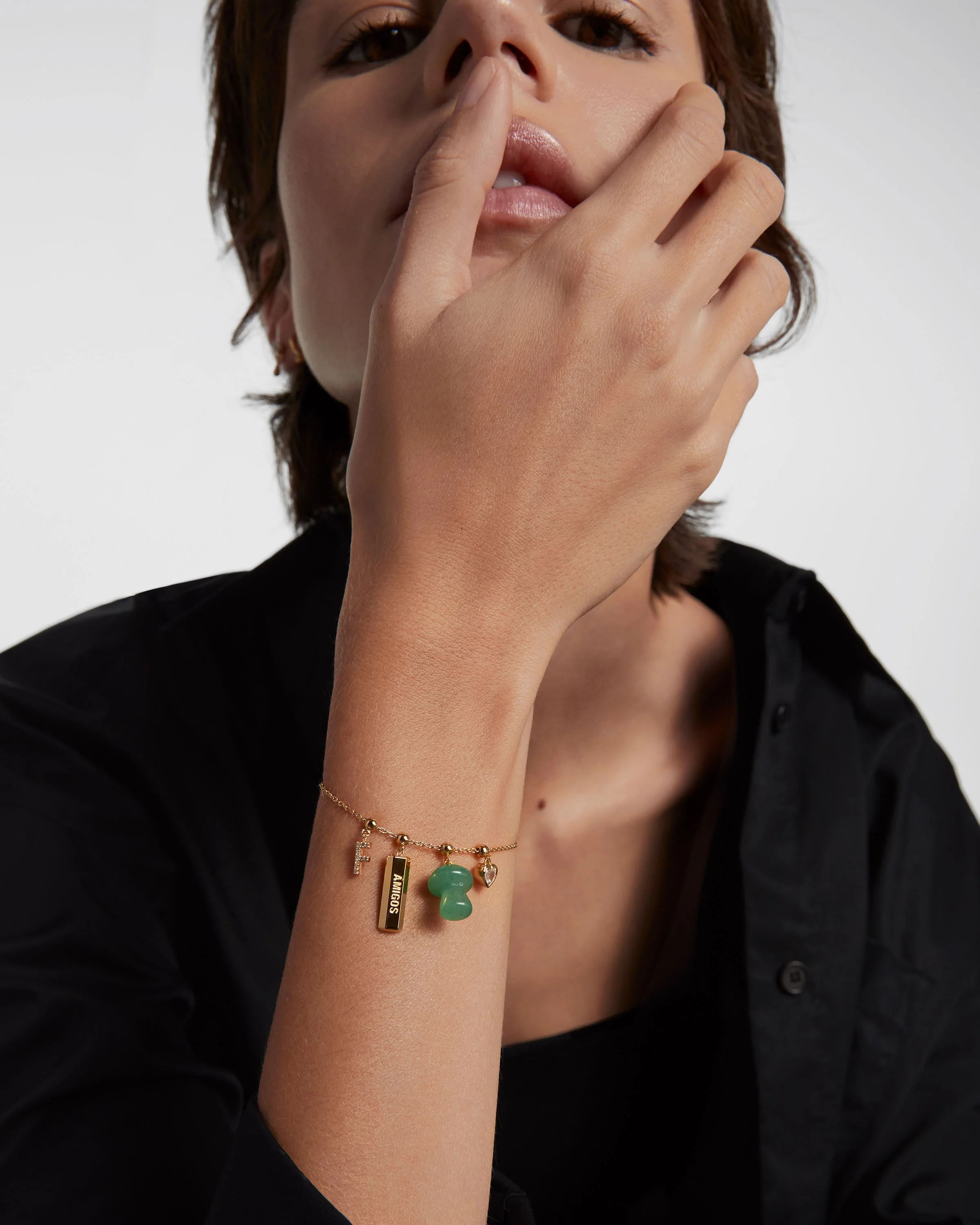 Letter F Charm