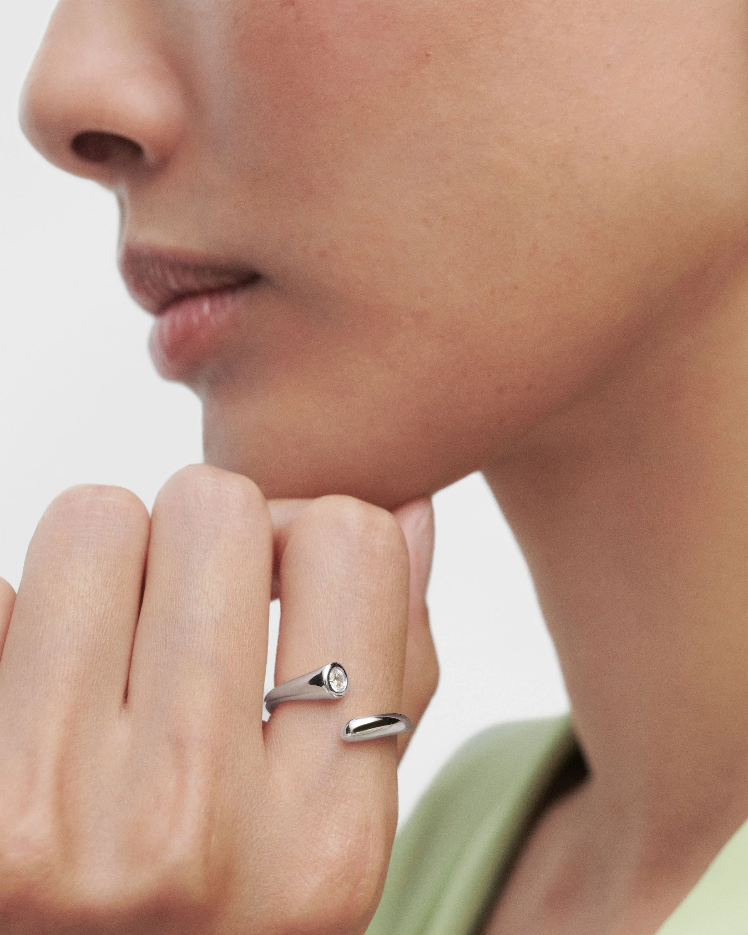 Caramelle silver ring