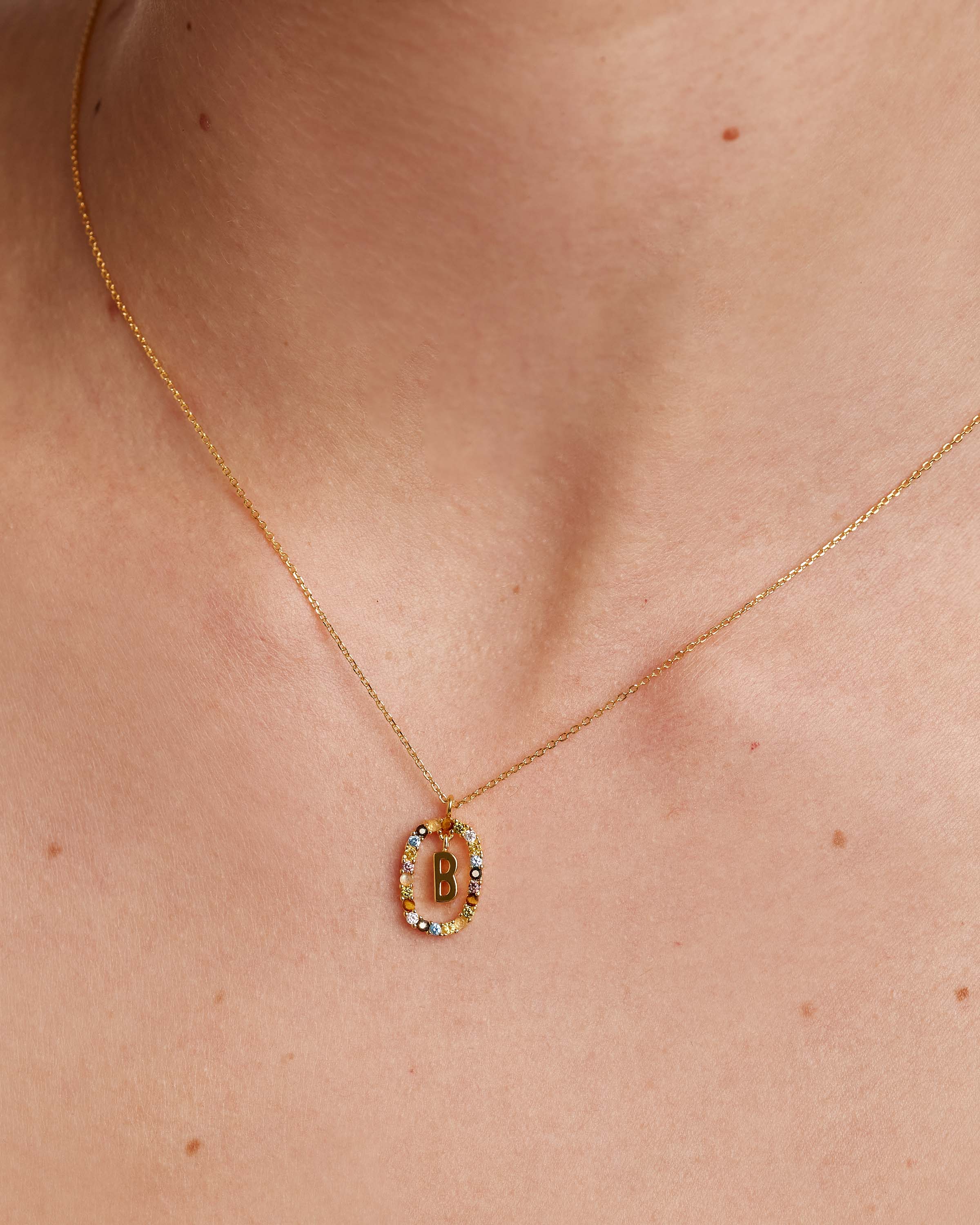Letter B Necklace 5 Letter B Necklace