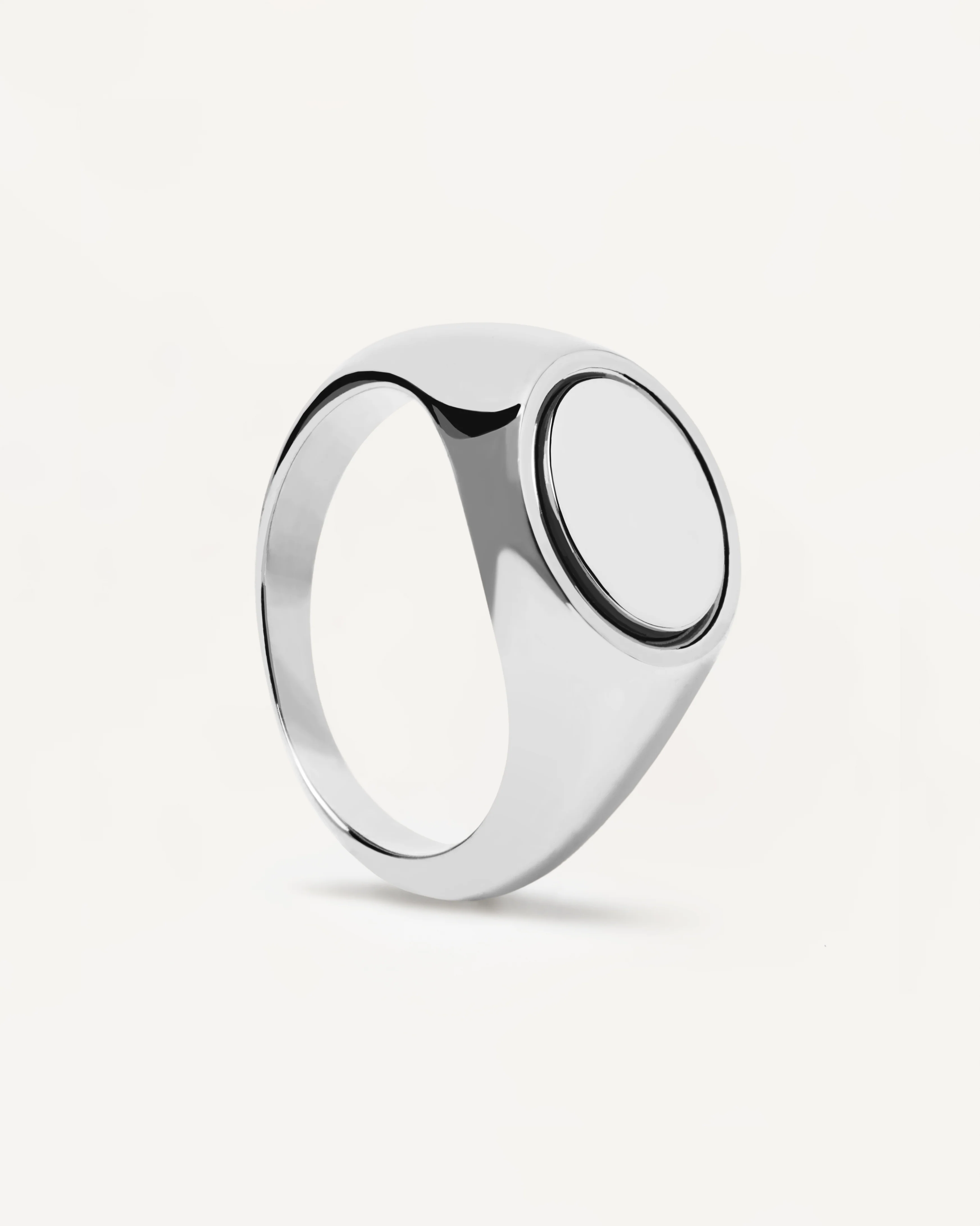 Stamp Silver Ring