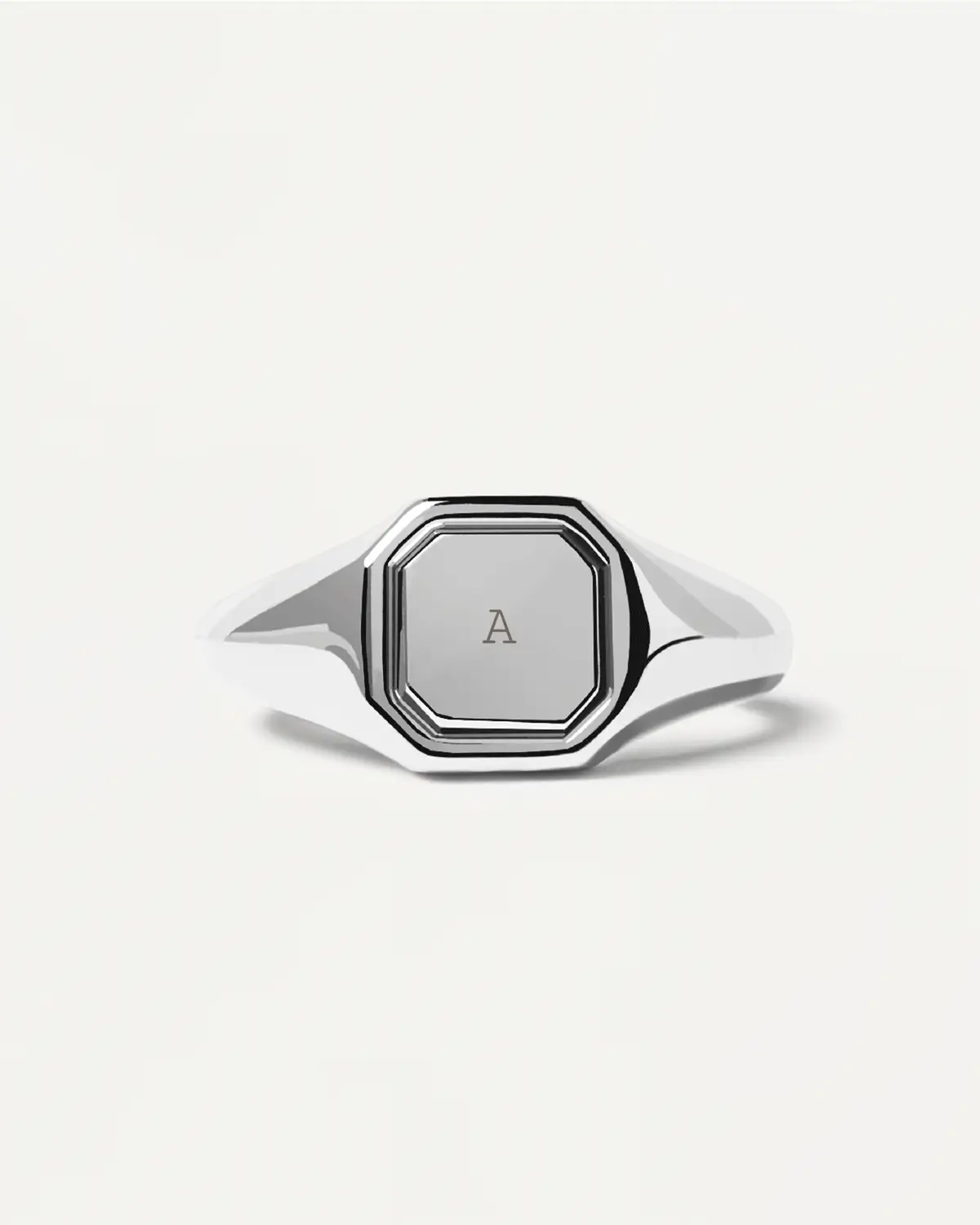 Octet Stamp Silver Ring