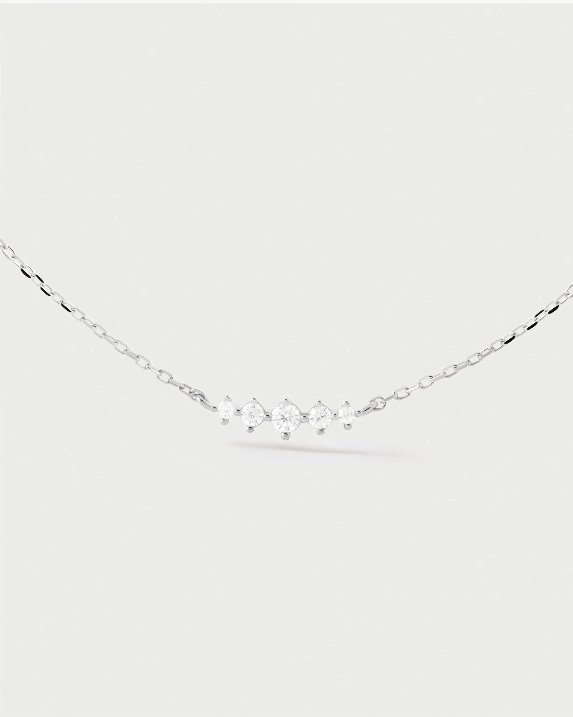 Estela silver necklace