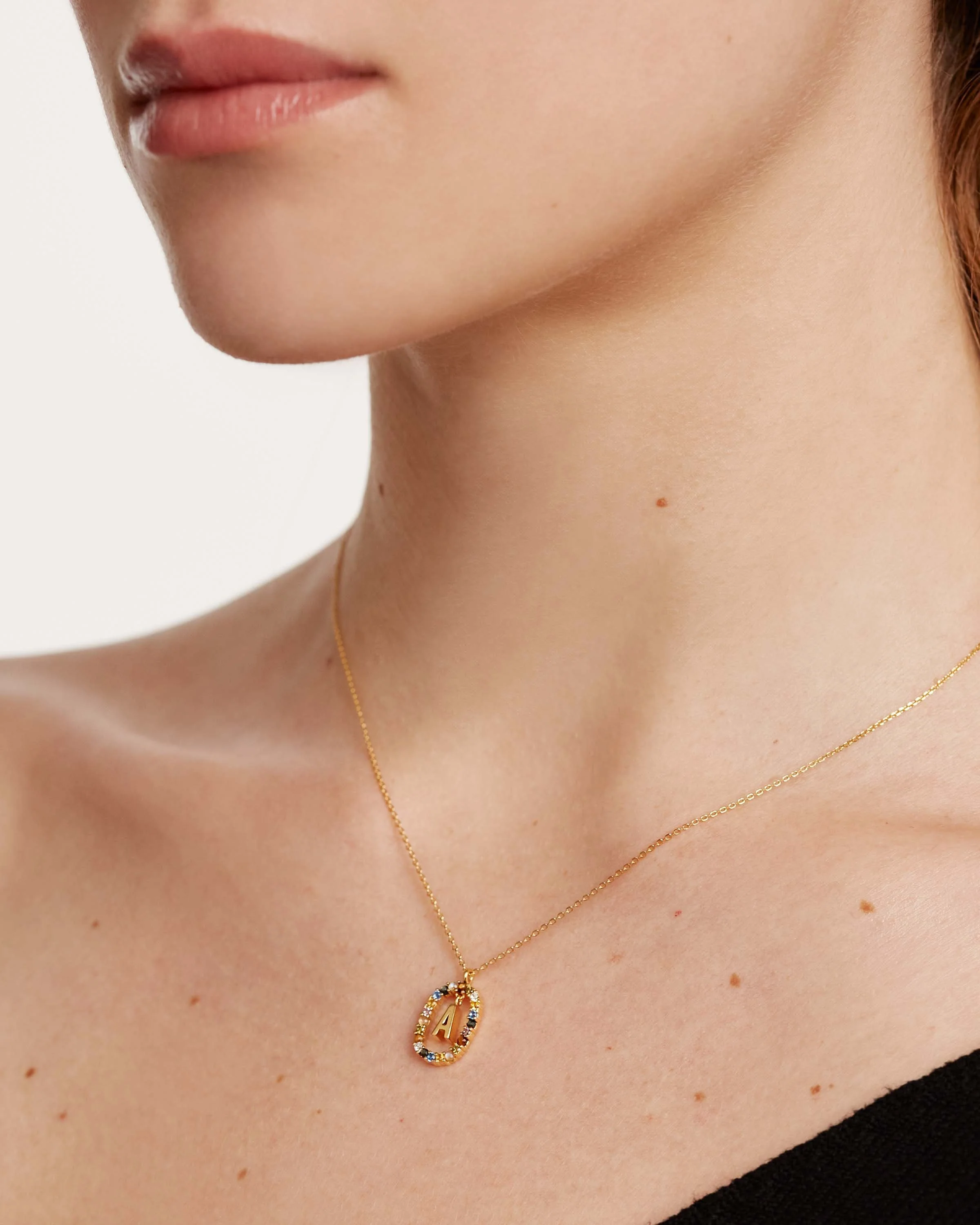 Letter A Necklace 8 Letter A Necklace
