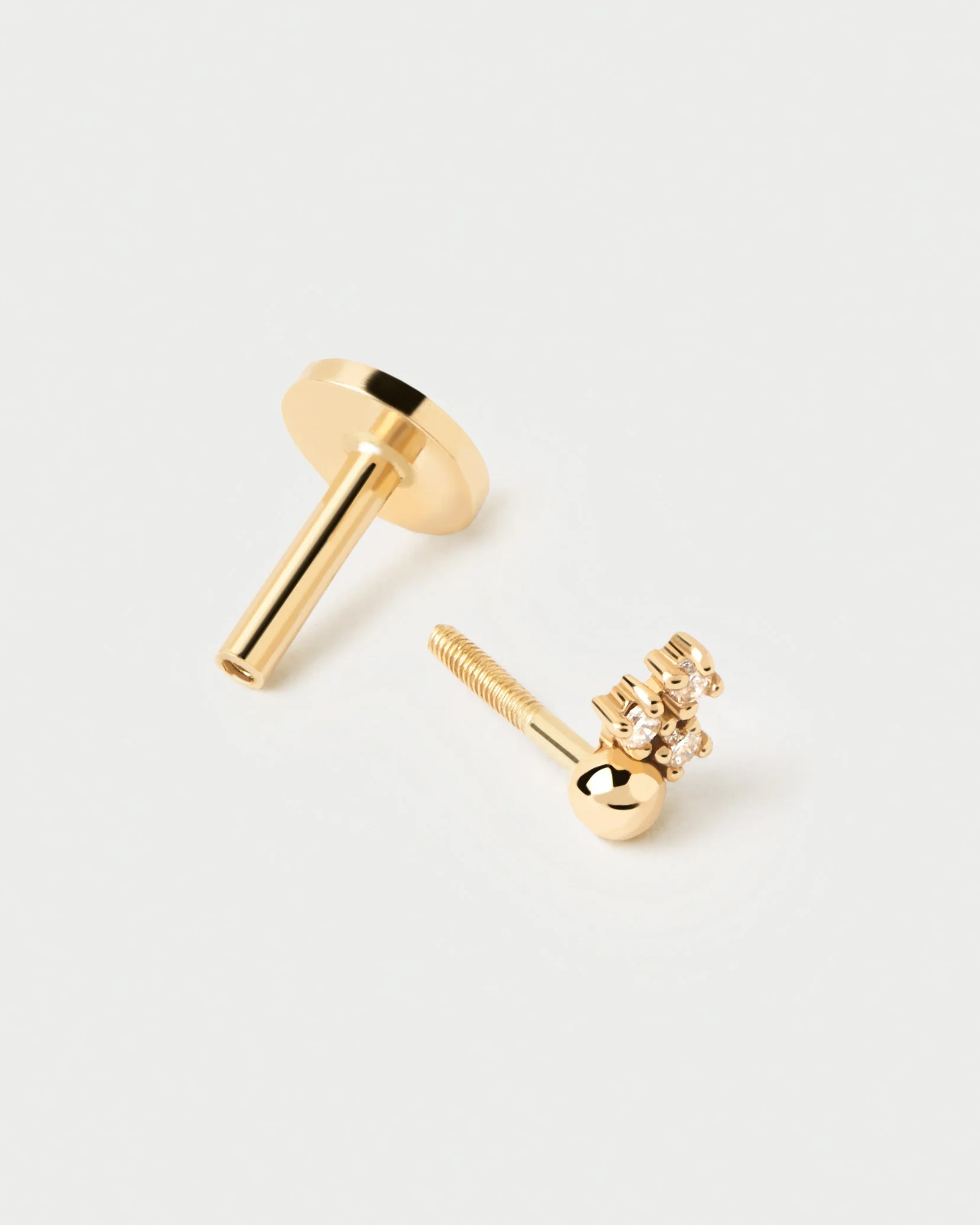 Diamonds and gold Blake Single Earring 4 Diamonds and gold Blake Single Earring