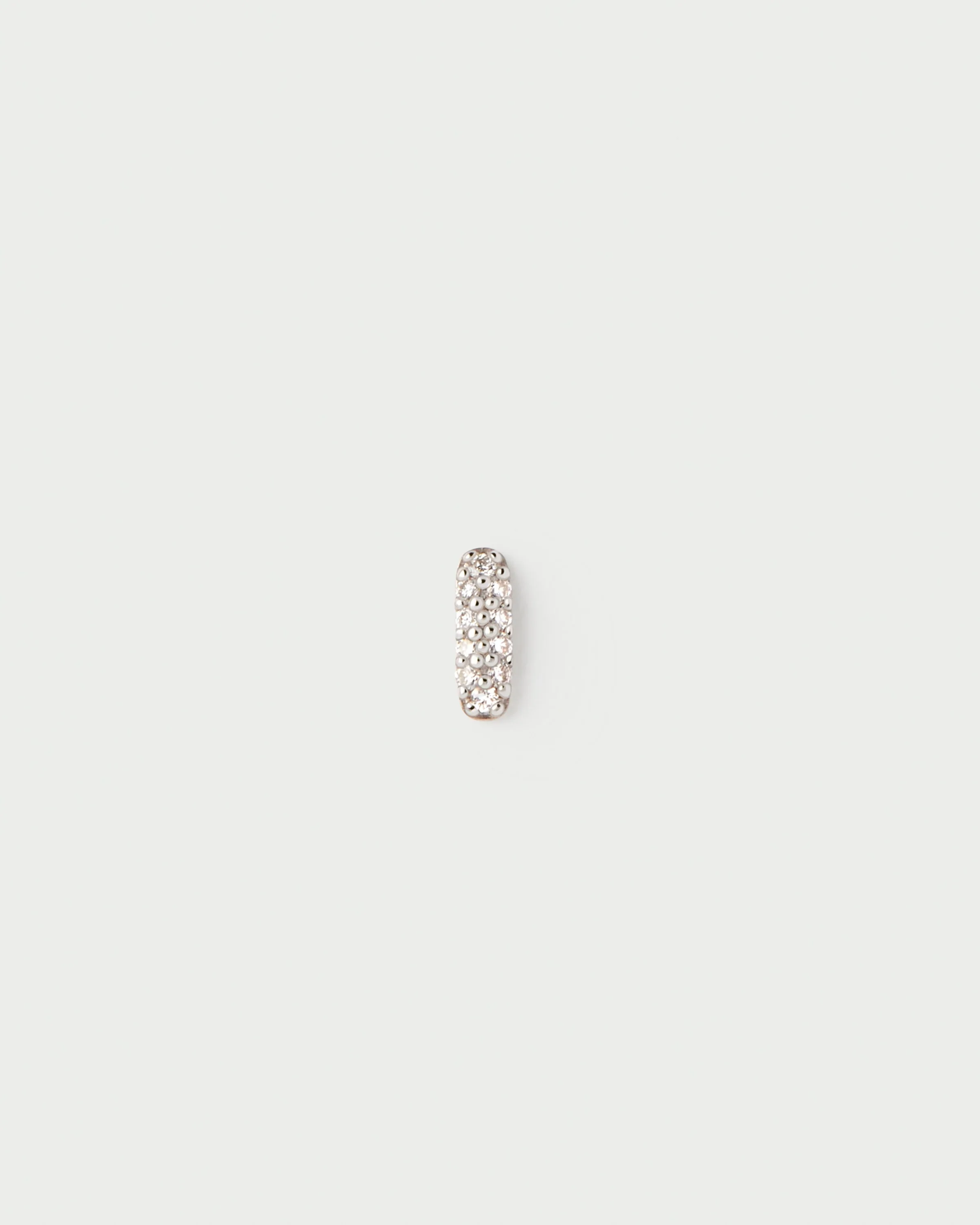 Diamonds and gold Pop single earring