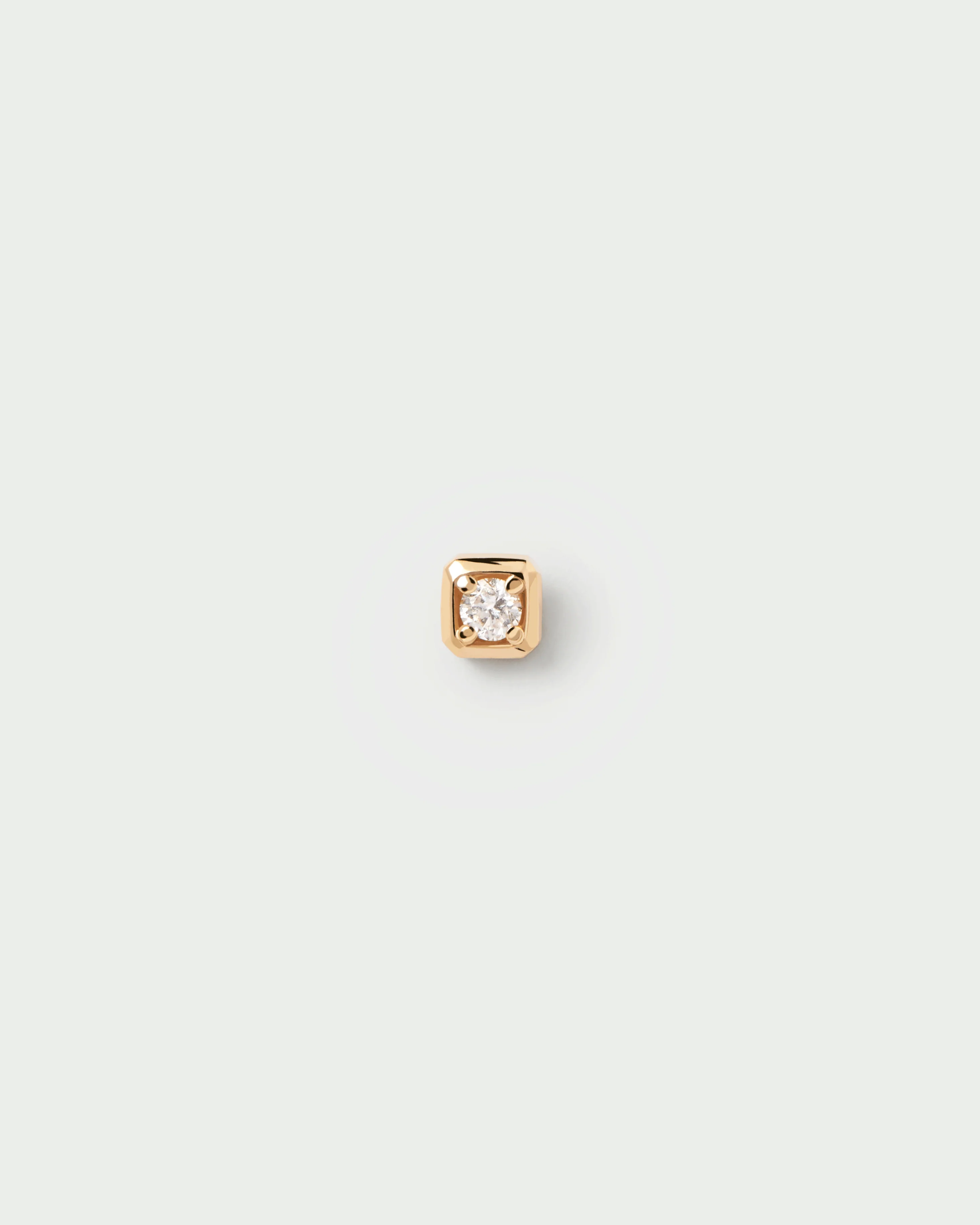 Diamond and gold Ava Single Earring