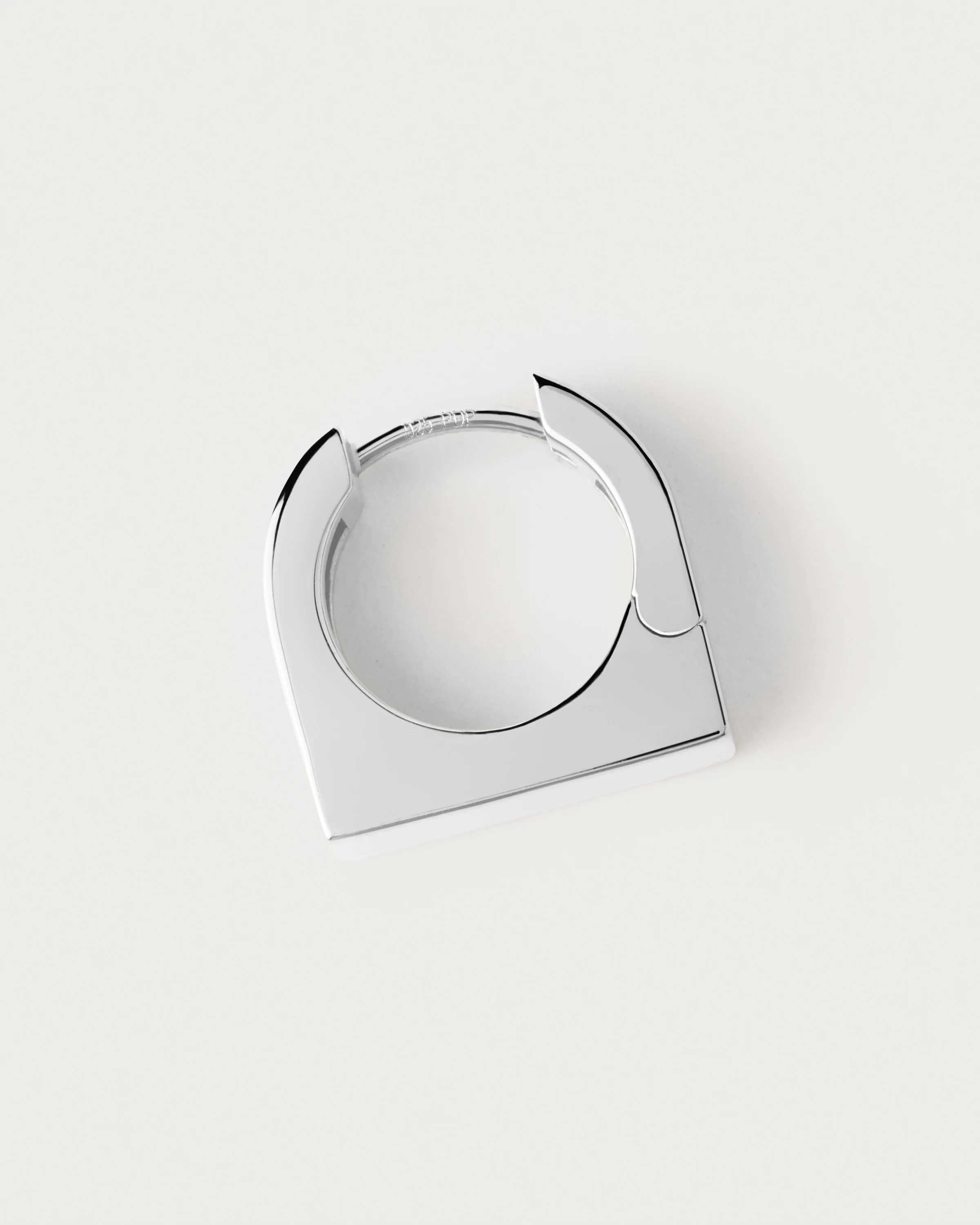 New York silver single hoop 3 New York silver single hoop