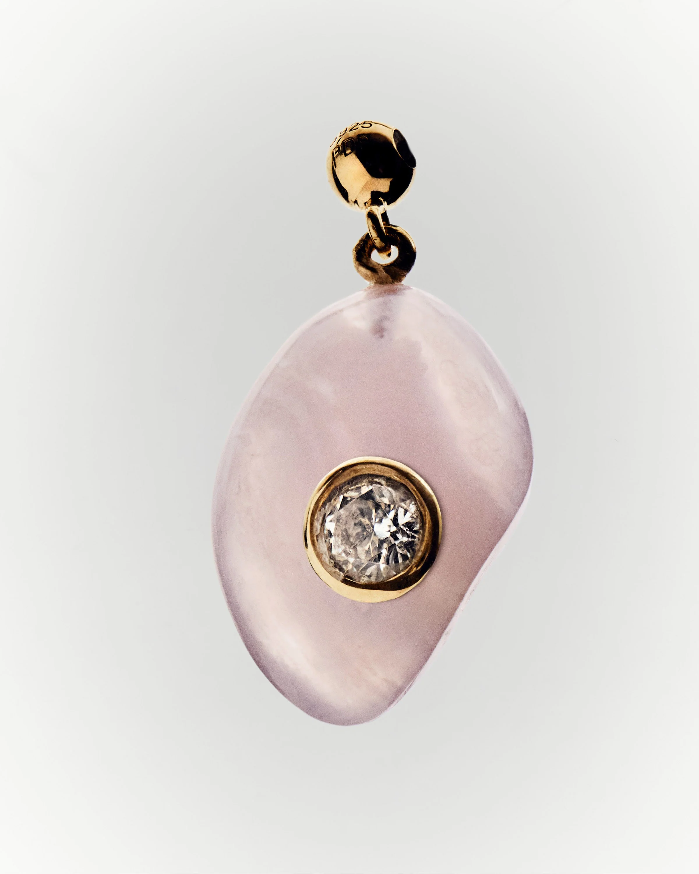 Love Rose Quartz charm