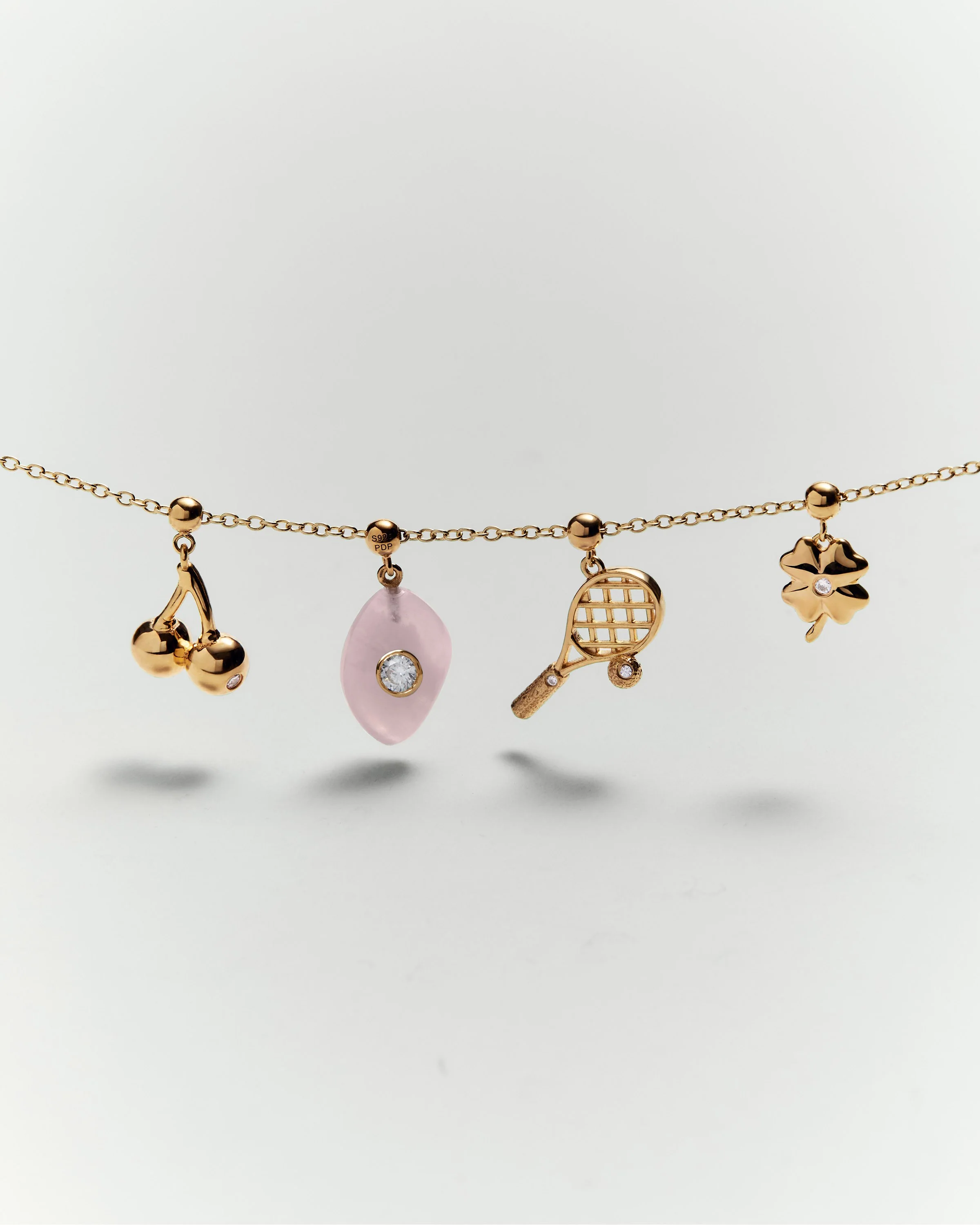 Love Rose Quartz charm 3 Love Rose Quartz charm