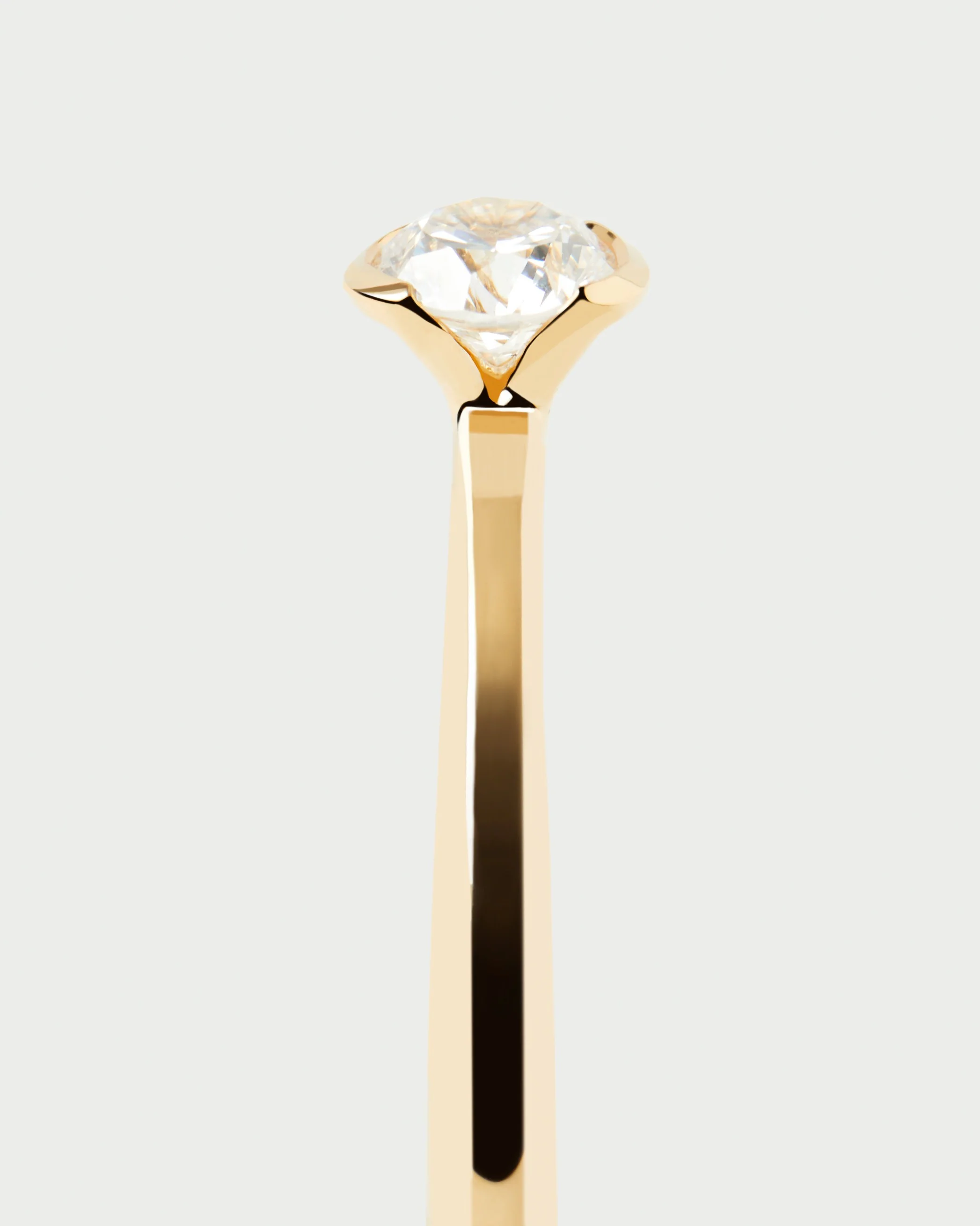 Diamond and gold Grace Mini solitary ring 5 Diamond and gold Grace Mini solitary ring