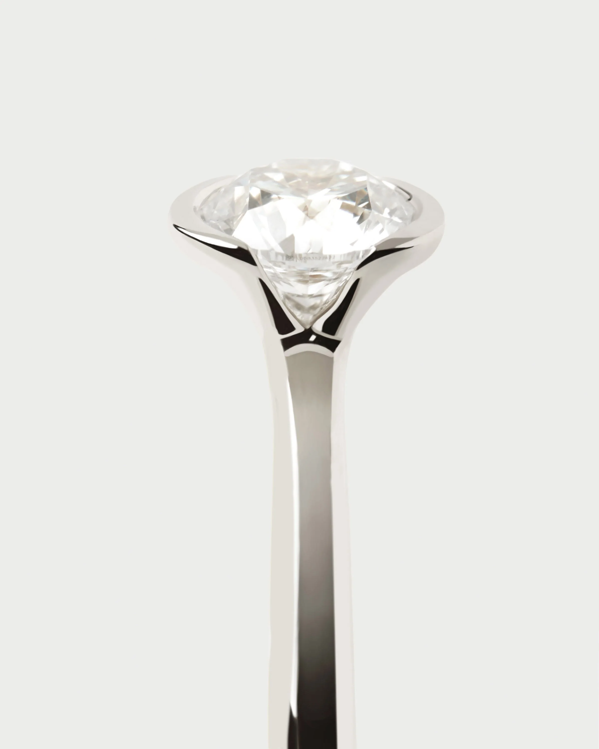 Diamond and white gold Grace solitary ring 3 Diamond and white gold Grace solitary ring