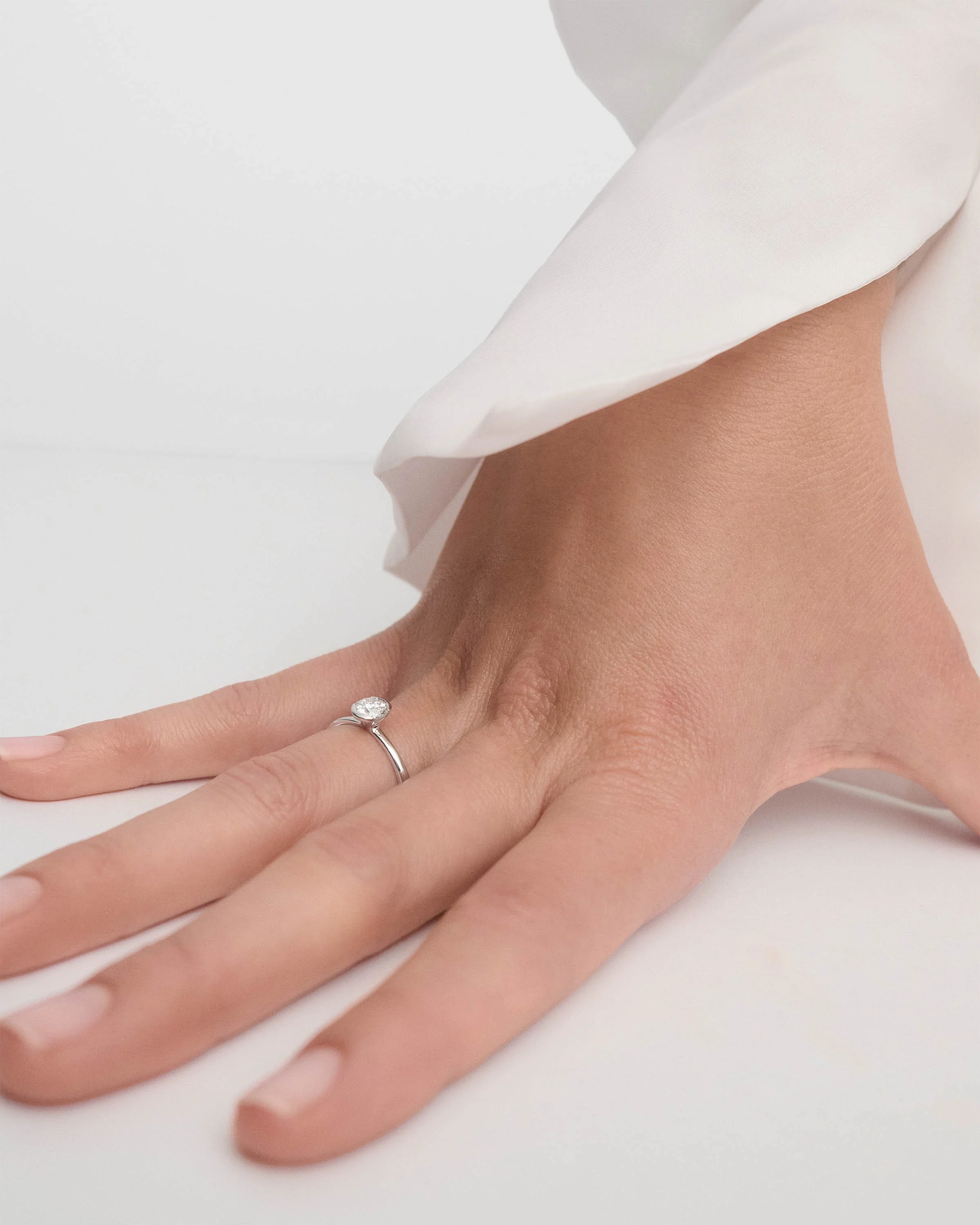 Diamond and white gold Grace solitary ring 6 Diamond and white gold Grace solitary ring