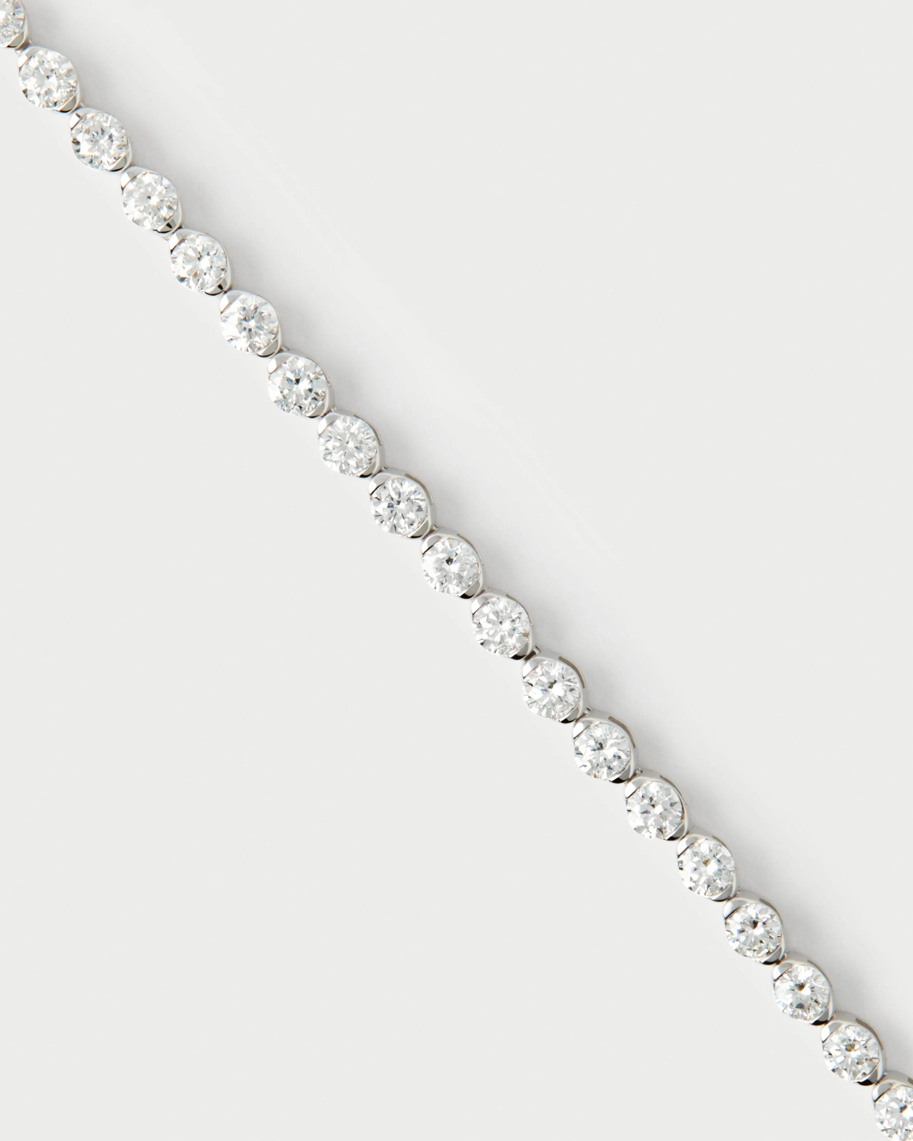 Diamonds and white gold Astra bracelet