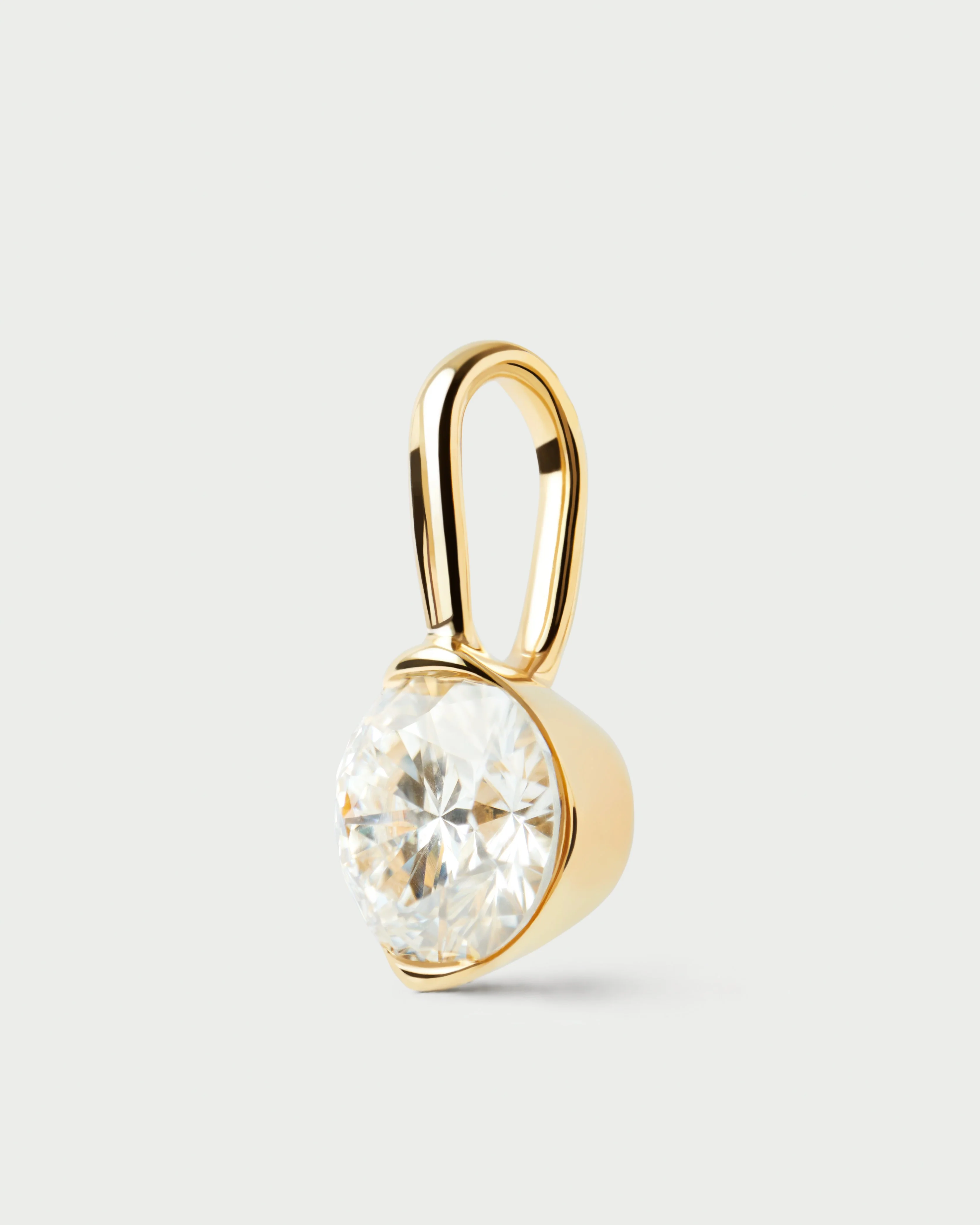 Diamond and gold Grace Mini pendant