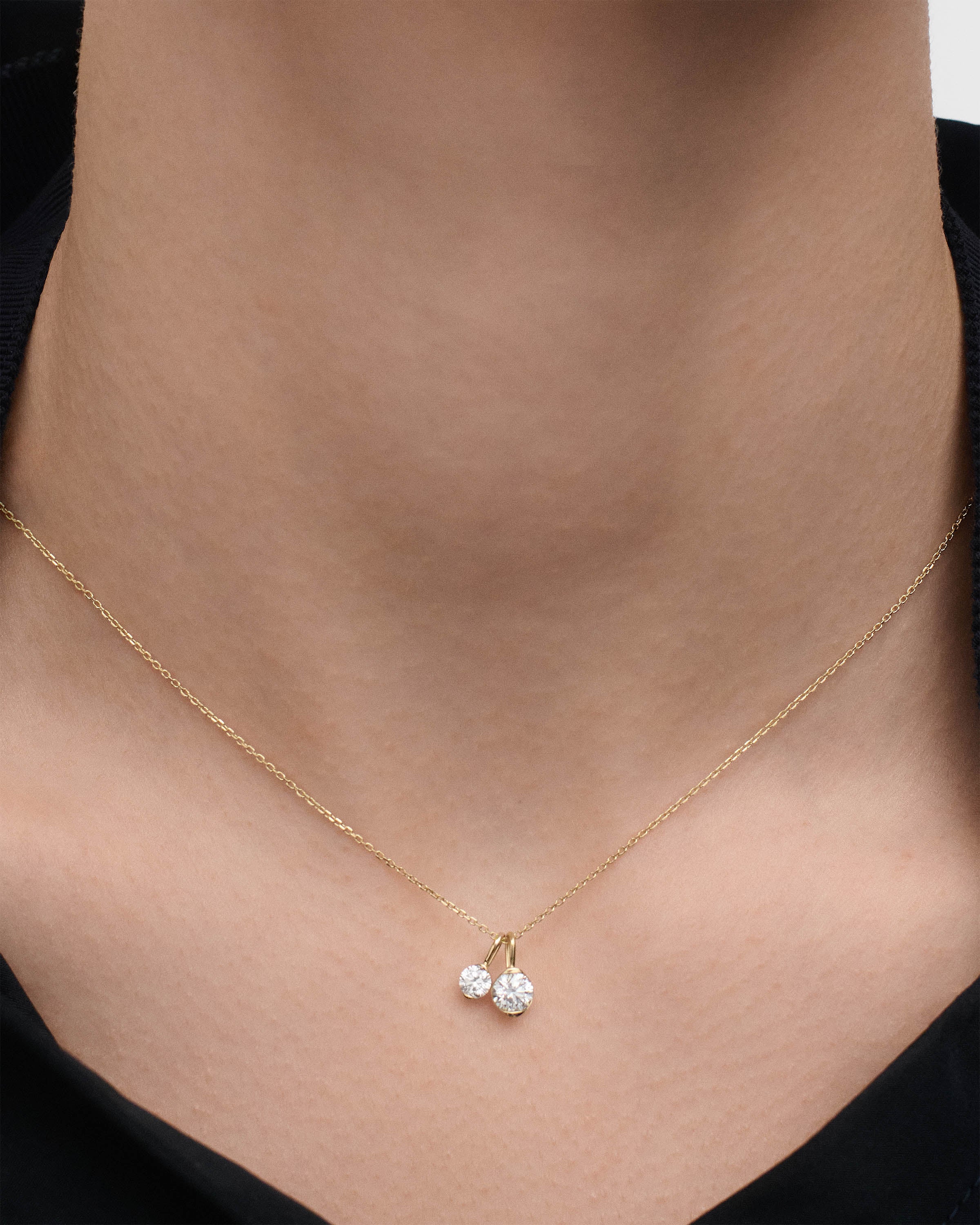 Diamond and gold Grace Mini pendant 4 Diamond and gold Grace Mini pendant