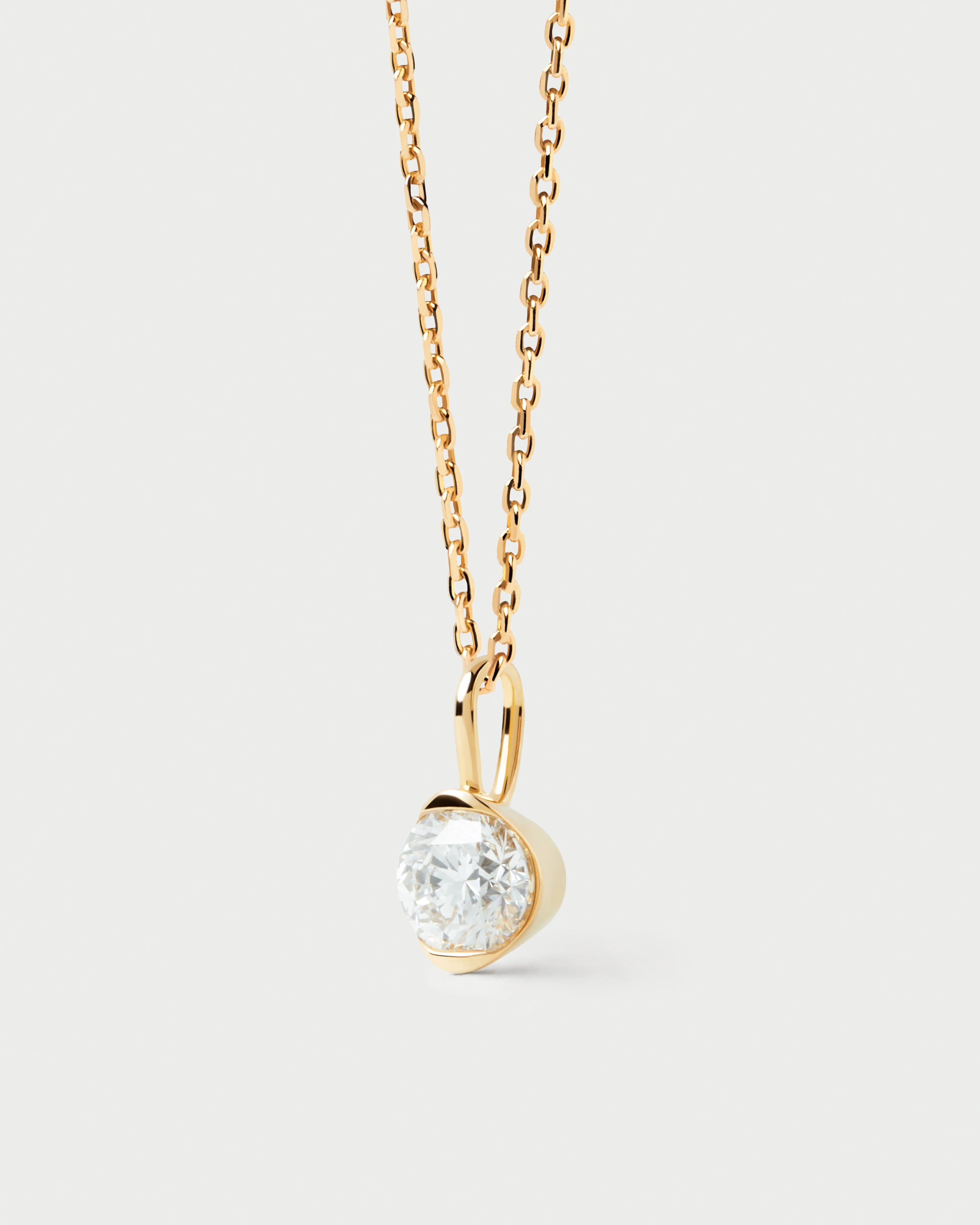 Diamond and gold Grace pendant 3 Diamond and gold Grace pendant