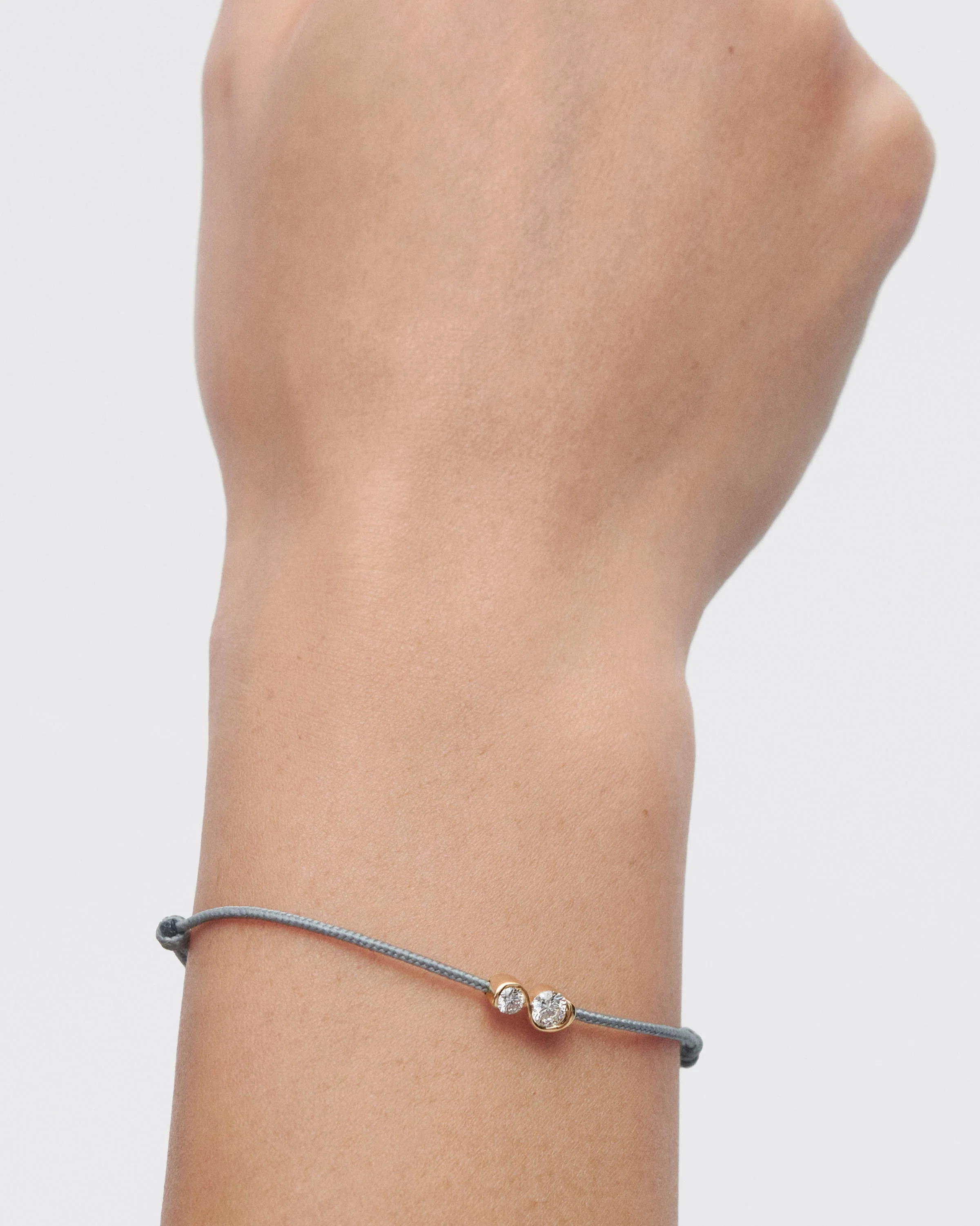 Dafne Diamond cord bracelet