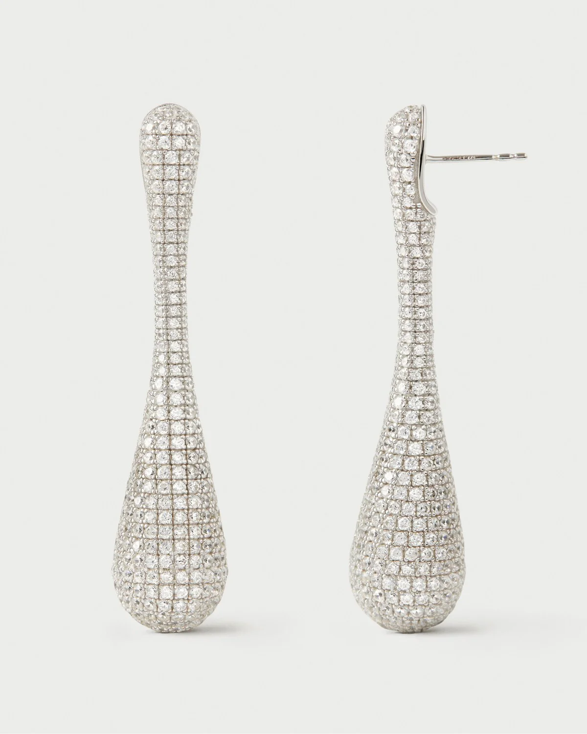 Pave Glacier earrings
