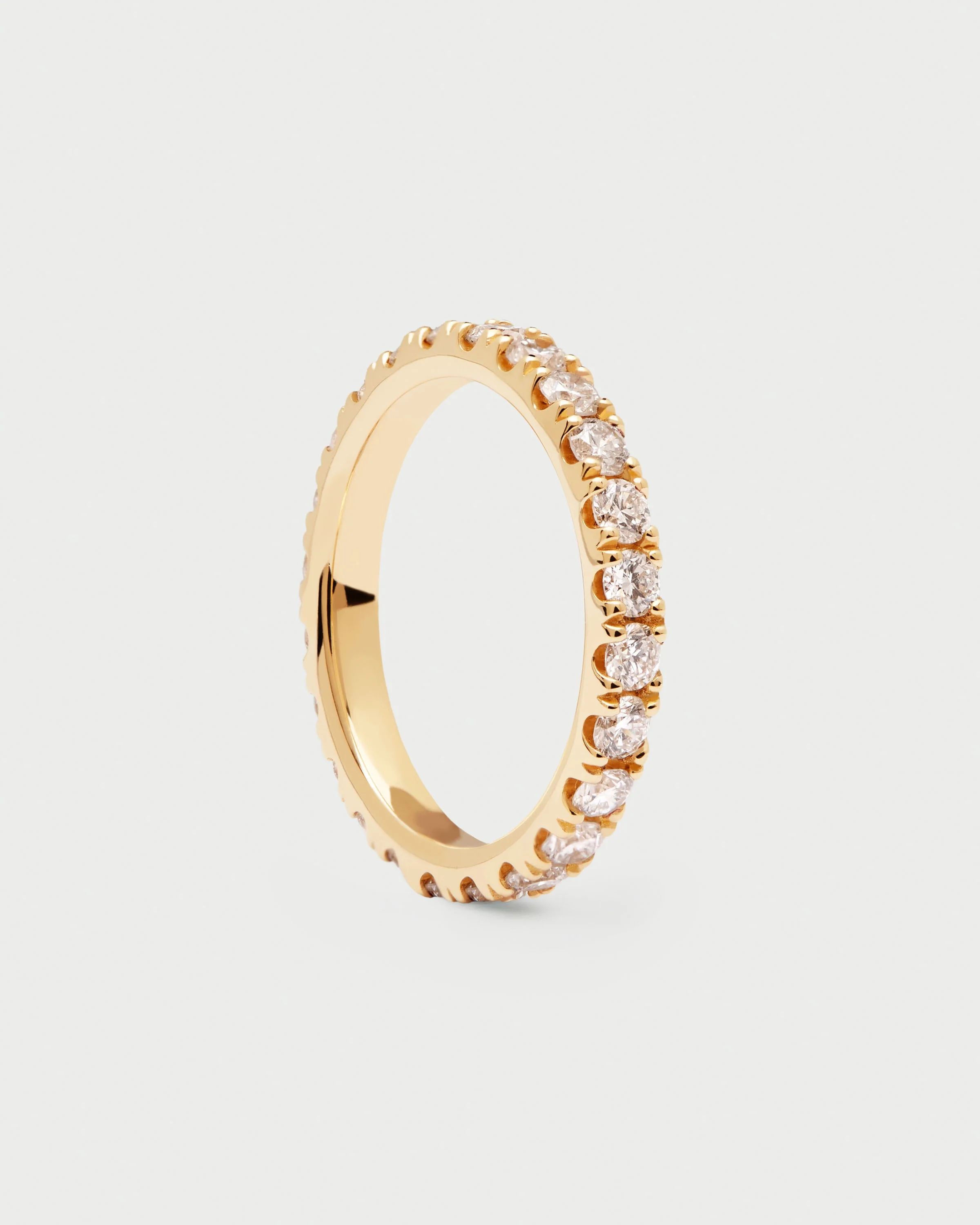 Diamonds and gold Eternity Supreme Ring