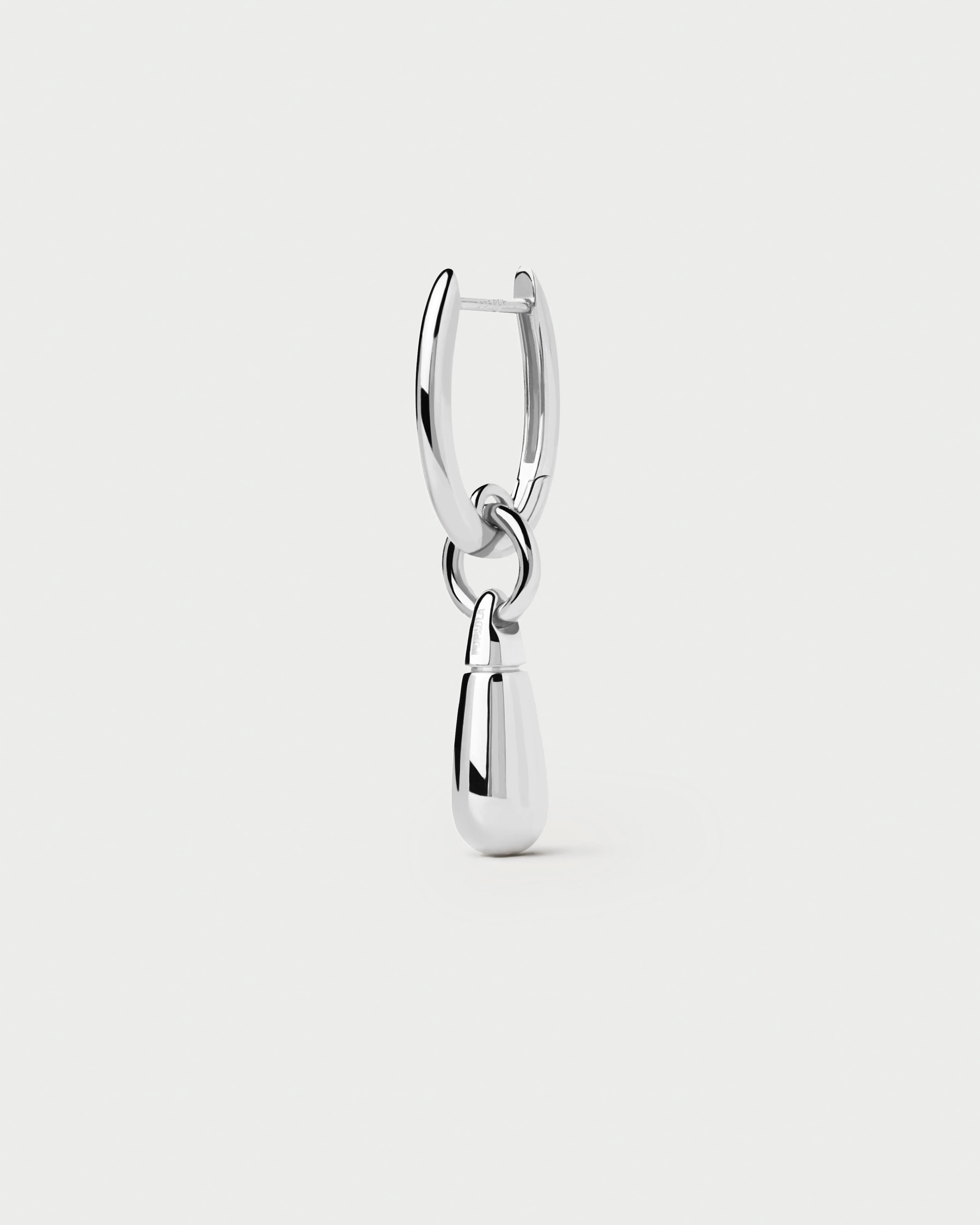 Jupiter Silver Single Hoop