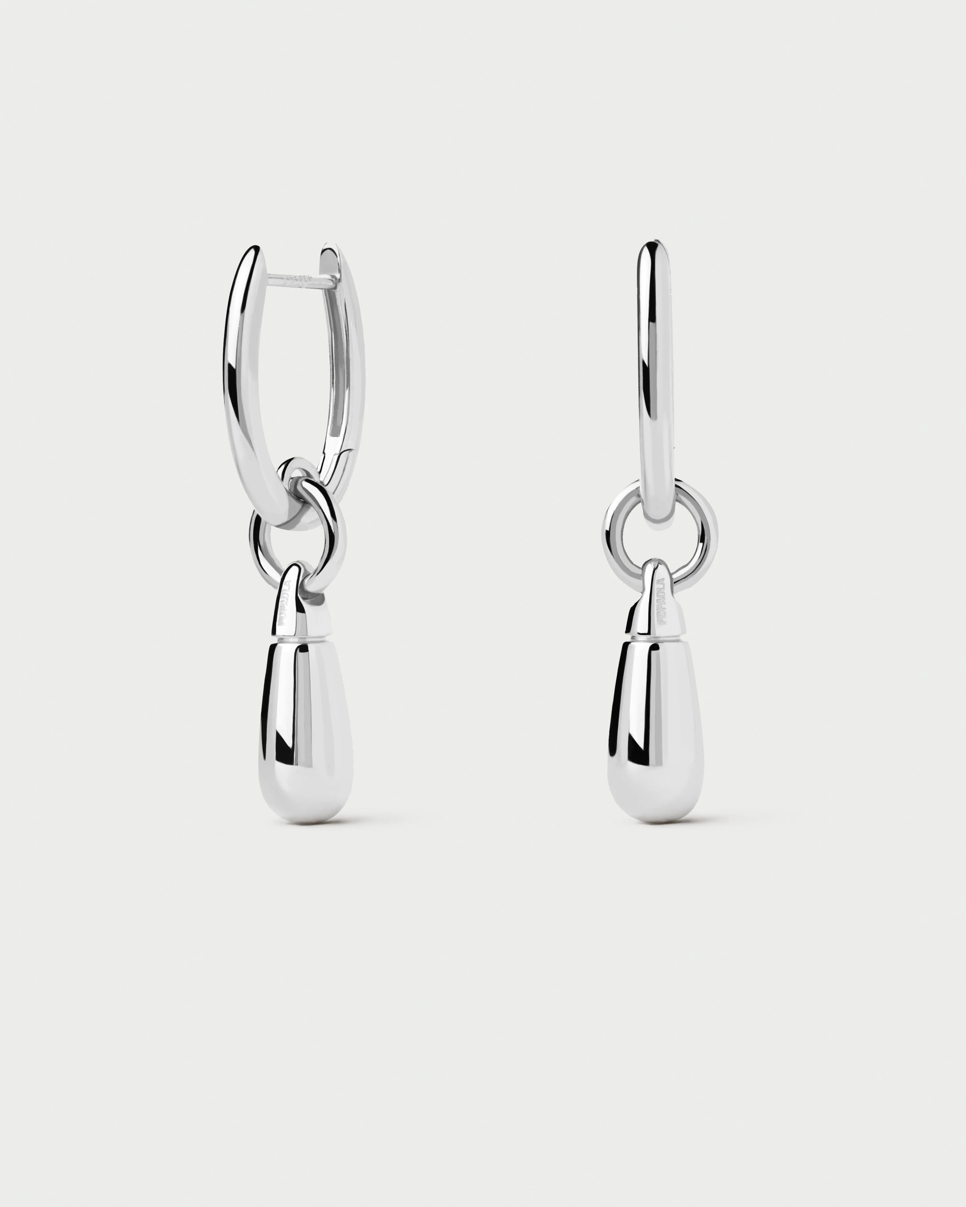 Jupiter Silver Single Hoop