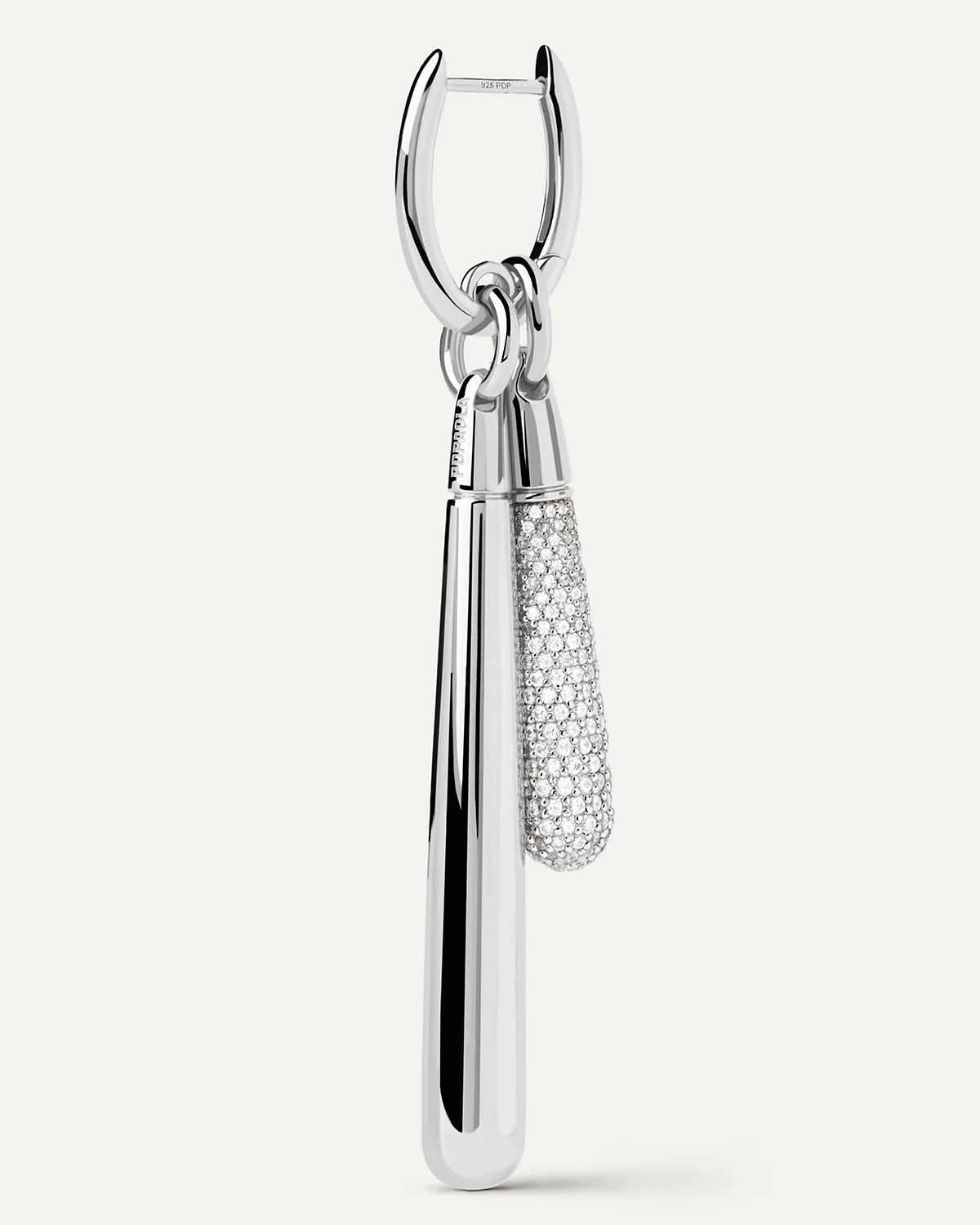 GRID 2 Supreme Jupiter Silver Single Hoop