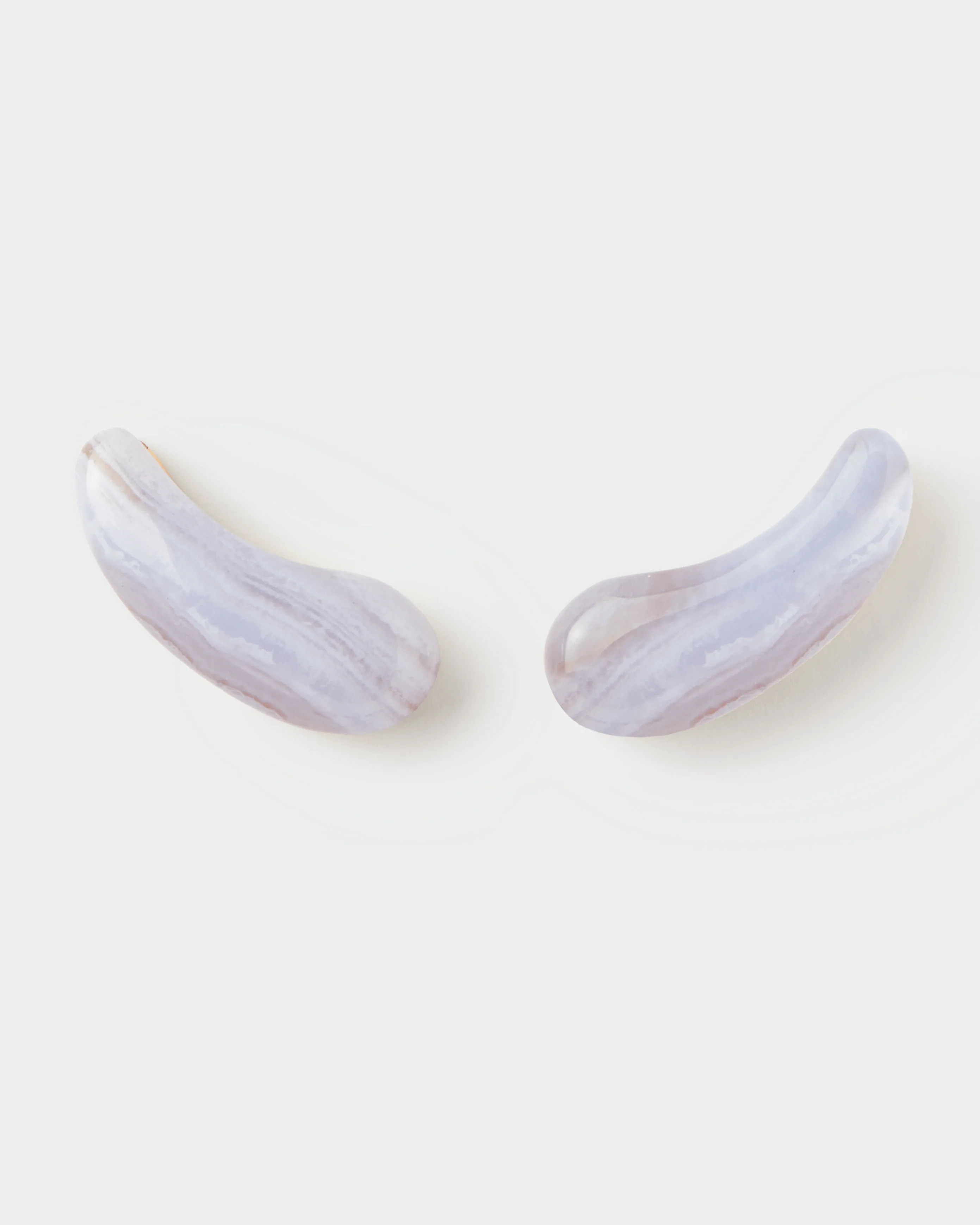 Blue lace agate Aqua earrings