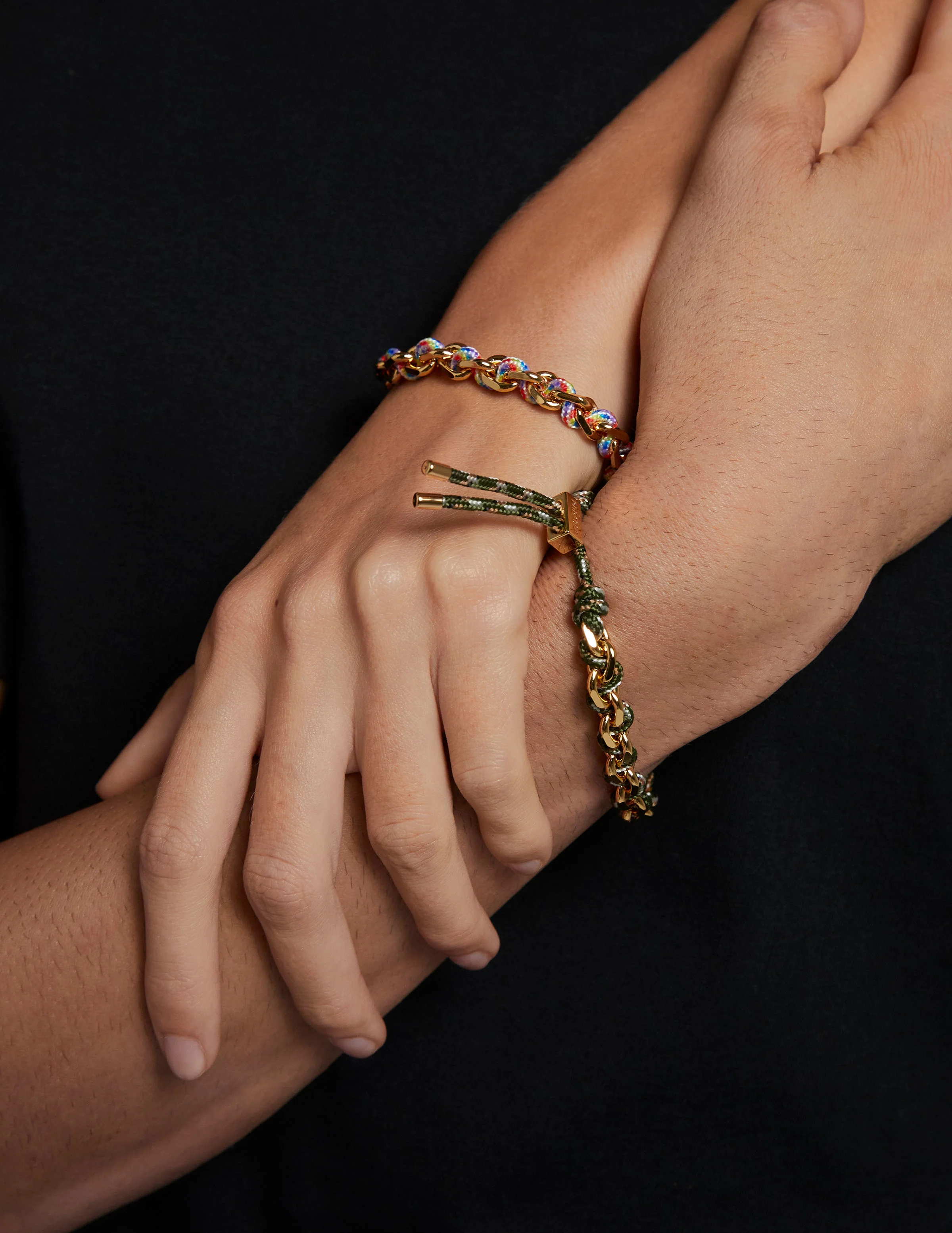 Cottage Rope and Chain Bracelet 3 Cottage Rope and Chain Bracelet